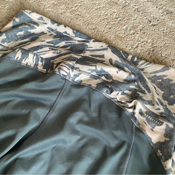 Adidas x Zoe Saldana Primegreen AEROREADY 7/8 Tights Leggings Blue Oxide: 3X - Picture 11 of 12